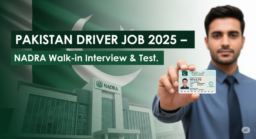 Pakistan Driver Job