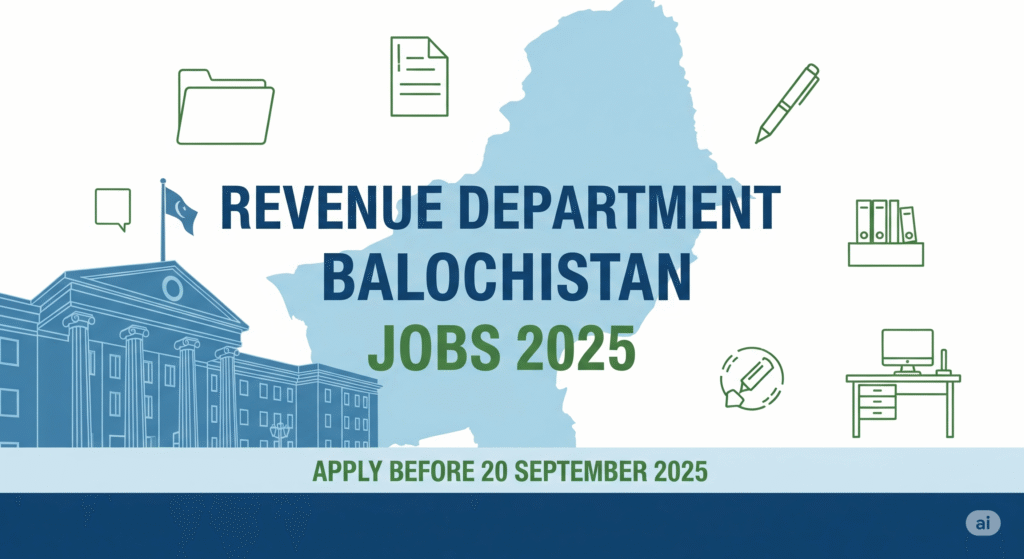 Revenue Department Balochistan Jobs